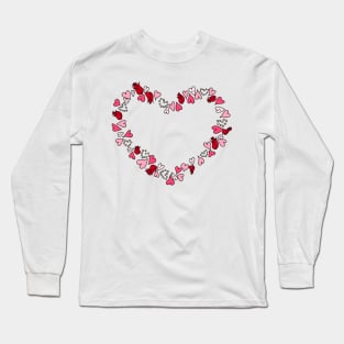 Flower Heart Long Sleeve T-Shirt